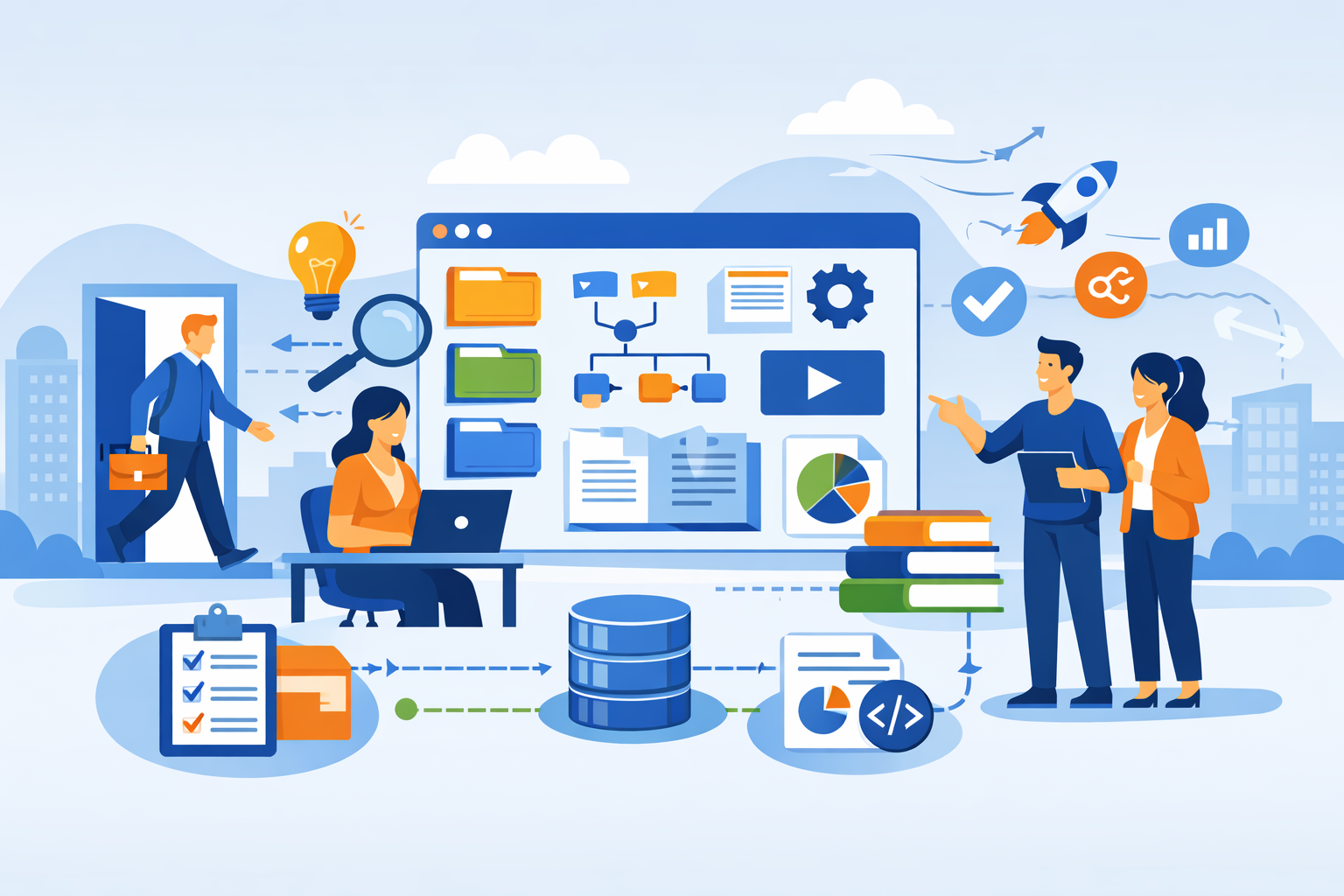 Seamless Handovers: CatioBrief's Project Knowledge Base
